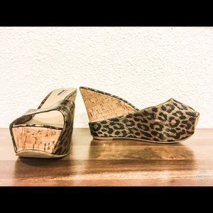 ⭐️SALE⭐️Steve Madden Leopard Print Wedges